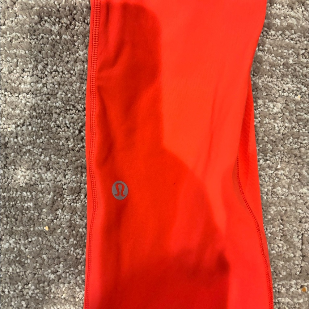 Lululemon Athletica Red Leggings